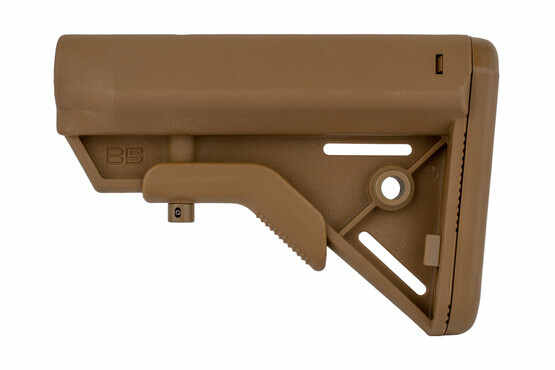 The B5 systems sopmod stock coyote Brown is lightweight, compact, and durable